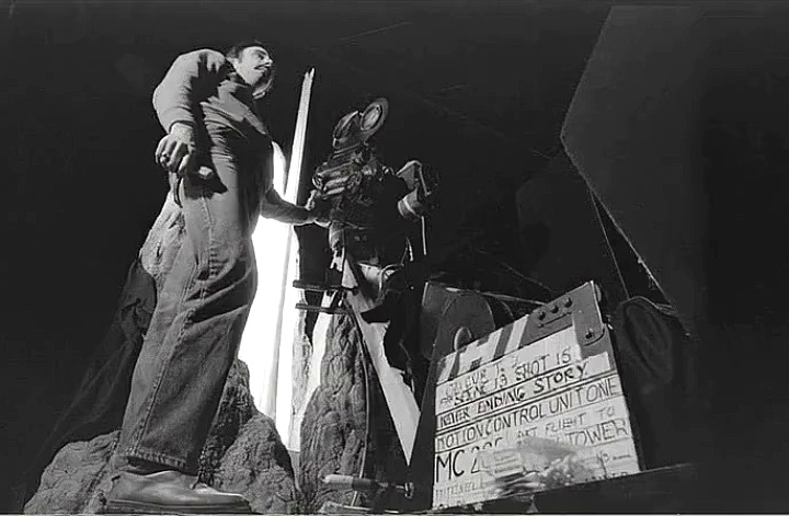 Mark Gardiner getting ready to shoot the Ivory Tower